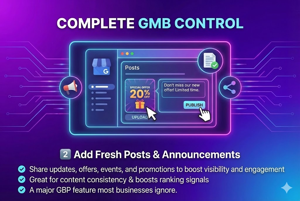 showing how easy it is to make changes to your Google profile using RepGrow