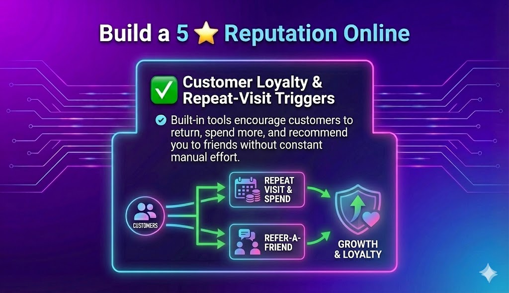 Increase customer loyalty with RepGrowai Google profile and Review management platform